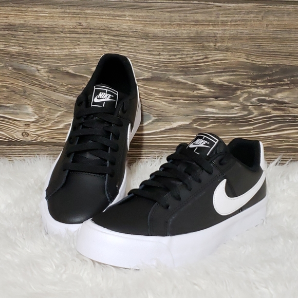 Nike Shoes - New Nike Court Royale Black White Sneakers